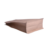 Wholesale Stock 250 Gram Degassing Valve Flat Bottom Brown Paper Coffee Bags