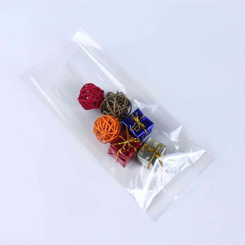 Certified Compostable PLA / Cellophane High Clarity Clear Side Gusset Bags for Gifts
