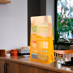 Biodegradable Flat Bottom Food Packaging Bag