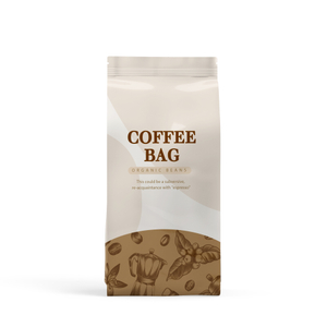 Custom Side Gusset Bag for Organic Coffee Tea