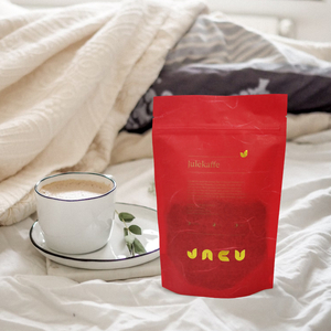 Custom Printed Heat Sealed Rice Paper Coffee Bags 250g