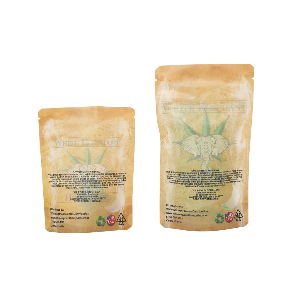 Custom Recyclable Weed Cbd Cannabis Seed Packaging Pouch with Child