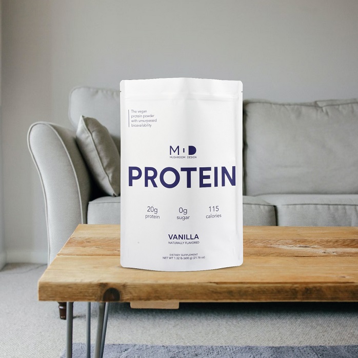 Bio Compostable Empty Resealable Vegan Protein Bags